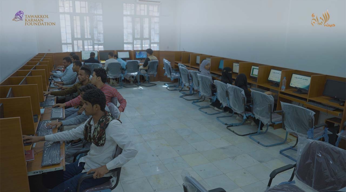 Haith Al-Insan funds establishment of computer lab at Iqlim Saba University in Marib