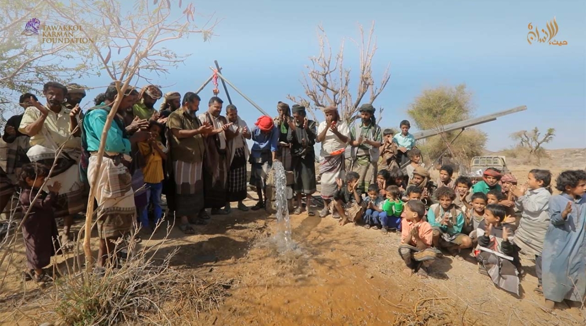 TKF implements water project in village in Shabwa