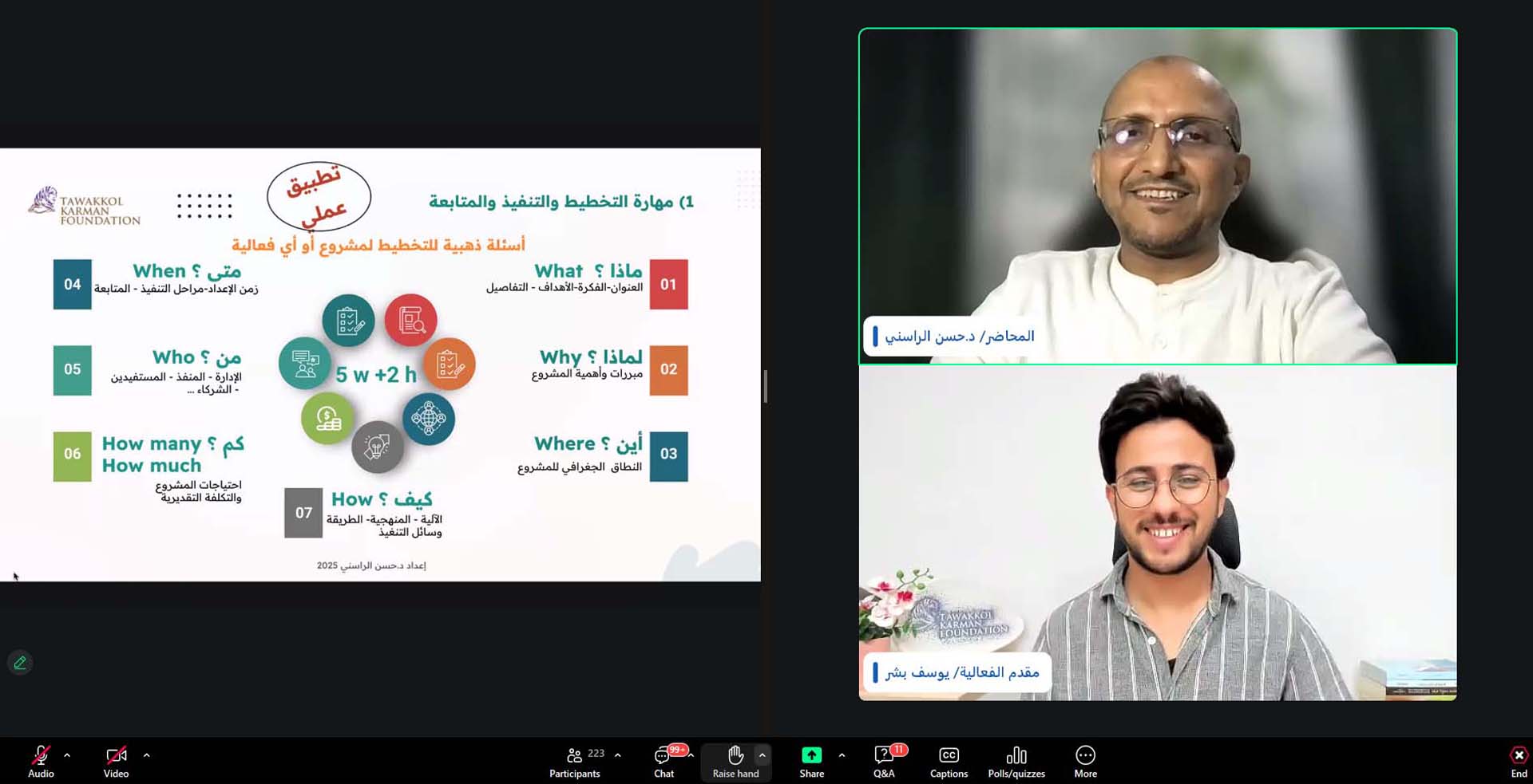مؤسسة توكل كرمان تنفّذ النسخة الرابعة من البرنامج التدريبي "تأهيل الشباب لسوق العمل"